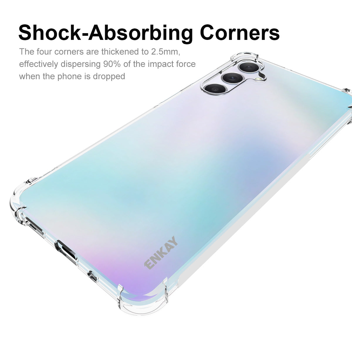 ENKAY HAT PRINCE For Samsung Galaxy M54 5G / F54 5G Soft TPU Cover Clear Phone Case with High Aluminium-silicon Glass Film ENKAY HAT PRINCE For Samsung Galaxy M54 5G / F54 5G Soft TPU Cover Clear Phone Case with High Aluminium-silicon Glass Film